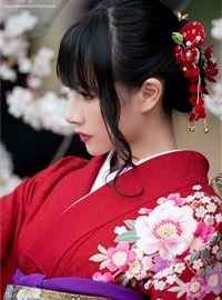 Rain waves_ HaneAme - NO.092 Crimson Kimono(1)
